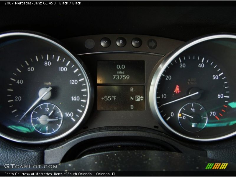 Black / Black 2007 Mercedes-Benz GL 450