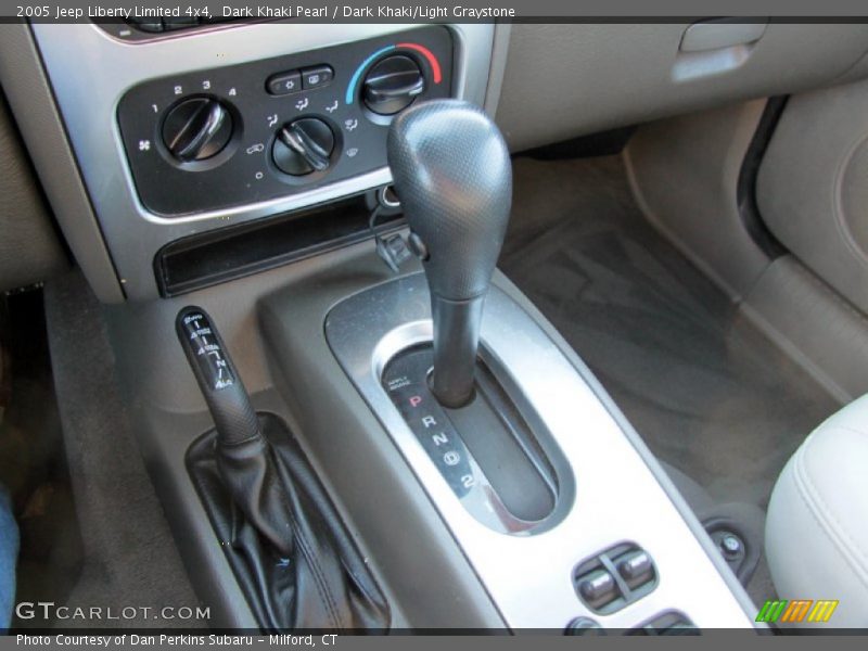 Dark Khaki Pearl / Dark Khaki/Light Graystone 2005 Jeep Liberty Limited 4x4