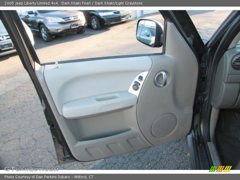 Dark Khaki Pearl / Dark Khaki/Light Graystone 2005 Jeep Liberty Limited 4x4