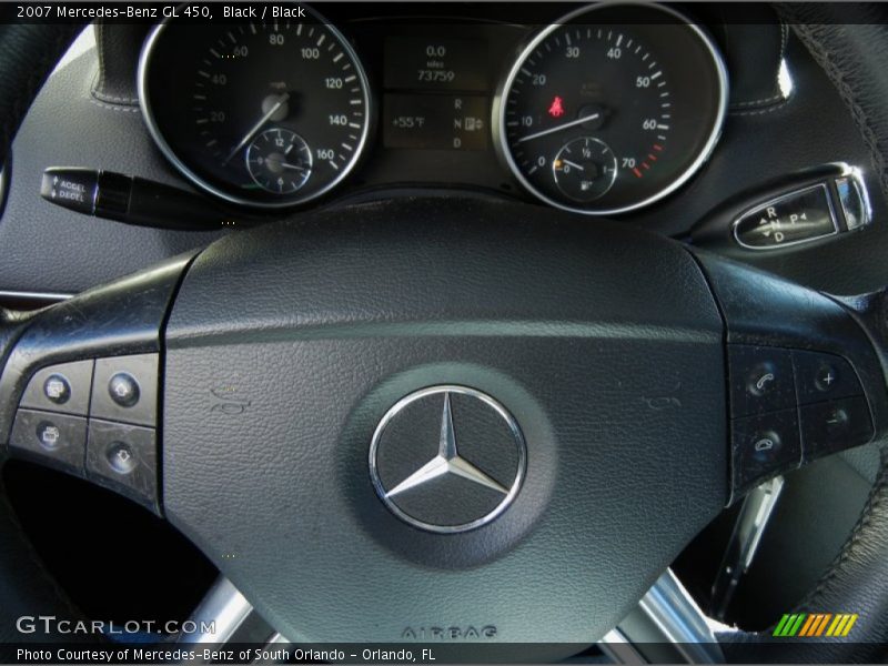 Black / Black 2007 Mercedes-Benz GL 450