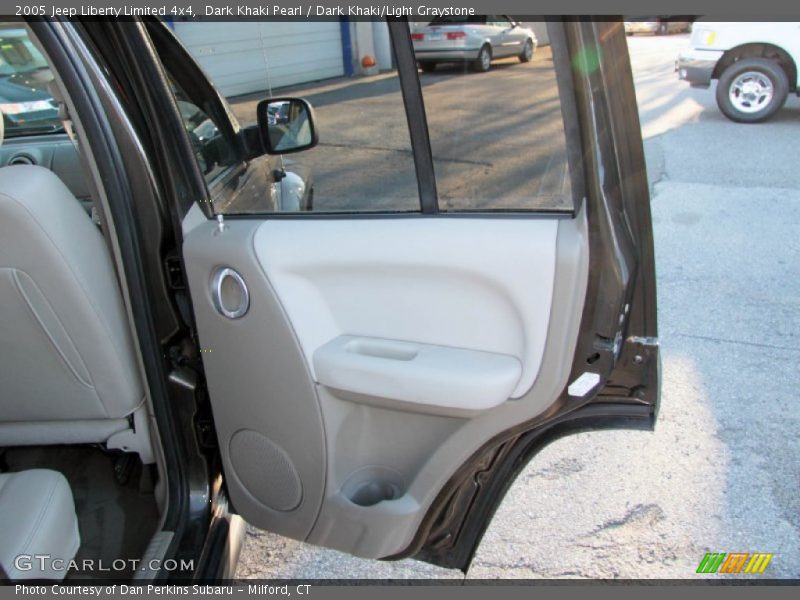 Dark Khaki Pearl / Dark Khaki/Light Graystone 2005 Jeep Liberty Limited 4x4