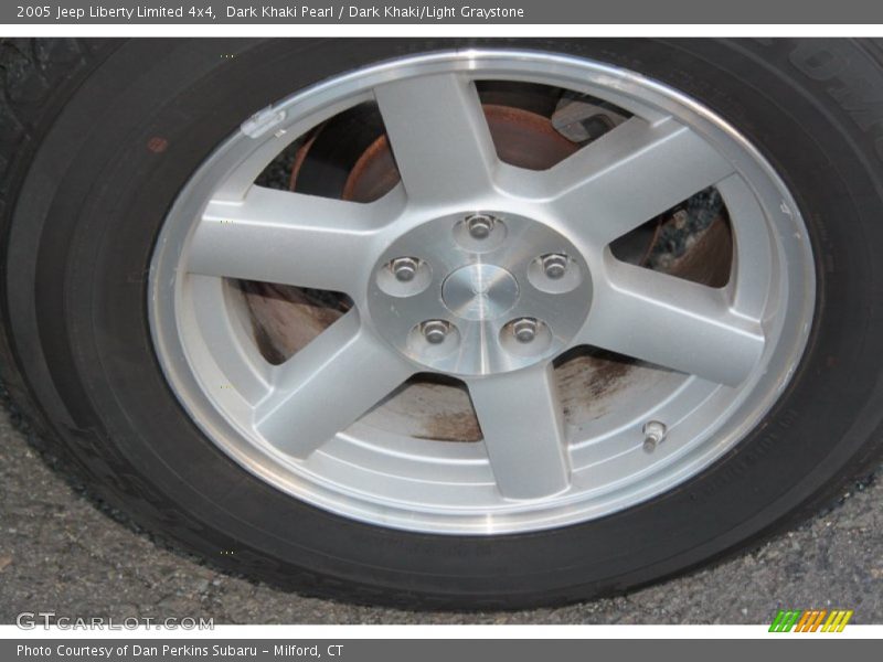Dark Khaki Pearl / Dark Khaki/Light Graystone 2005 Jeep Liberty Limited 4x4