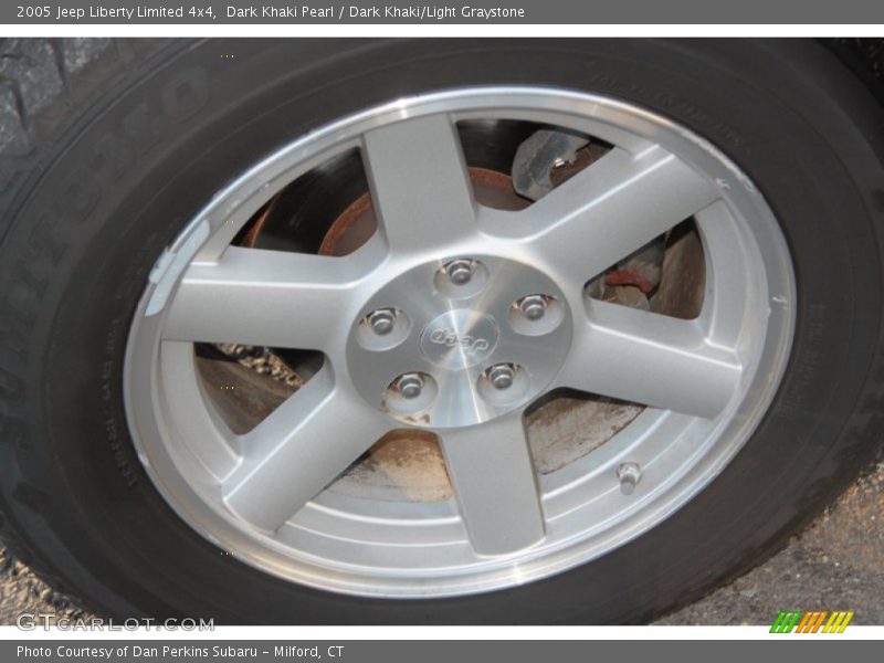 Dark Khaki Pearl / Dark Khaki/Light Graystone 2005 Jeep Liberty Limited 4x4