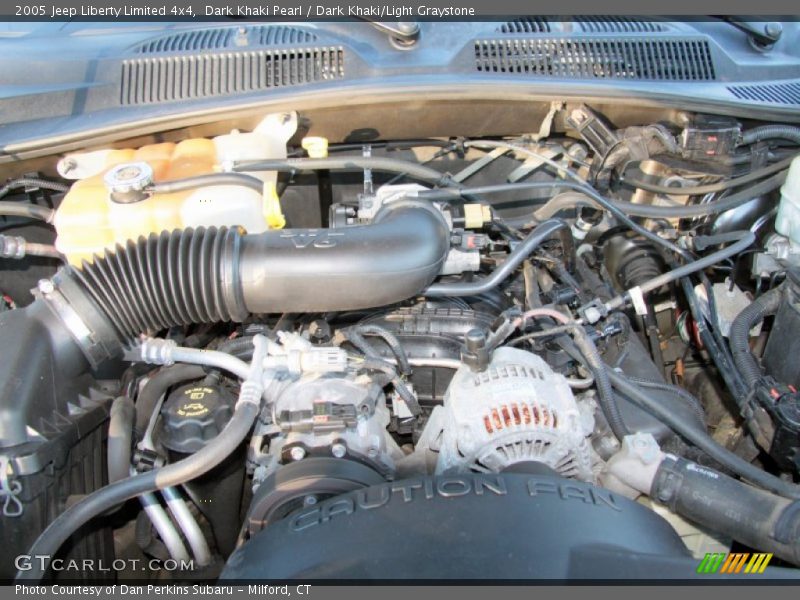 Dark Khaki Pearl / Dark Khaki/Light Graystone 2005 Jeep Liberty Limited 4x4