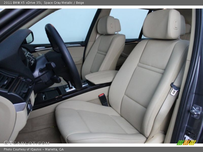 Space Gray Metallic / Beige 2011 BMW X5 xDrive 35i