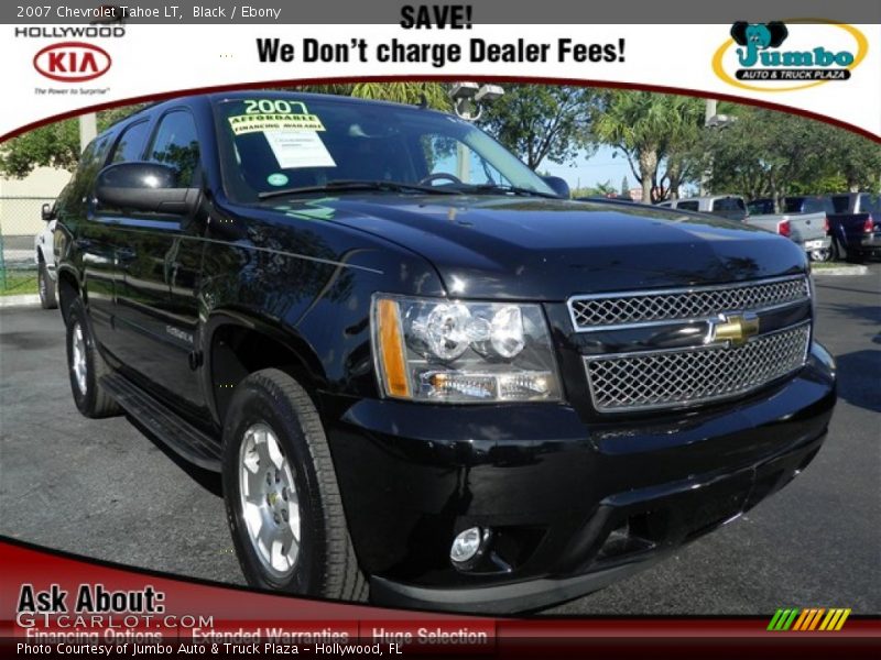 Black / Ebony 2007 Chevrolet Tahoe LT