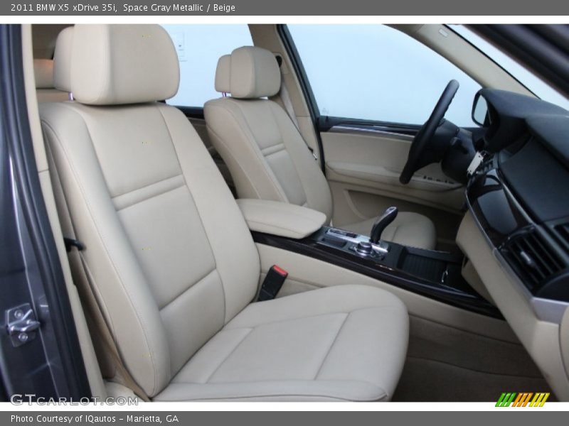 Space Gray Metallic / Beige 2011 BMW X5 xDrive 35i