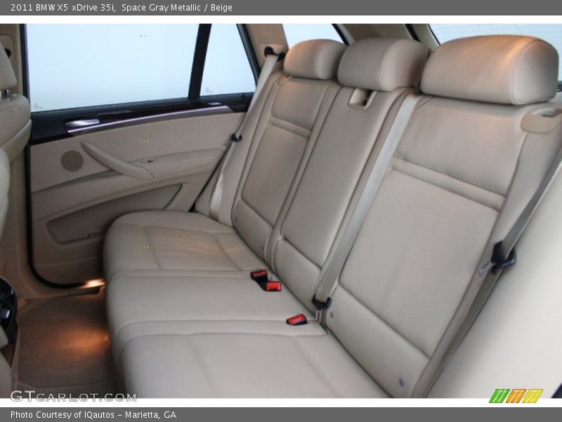 Space Gray Metallic / Beige 2011 BMW X5 xDrive 35i