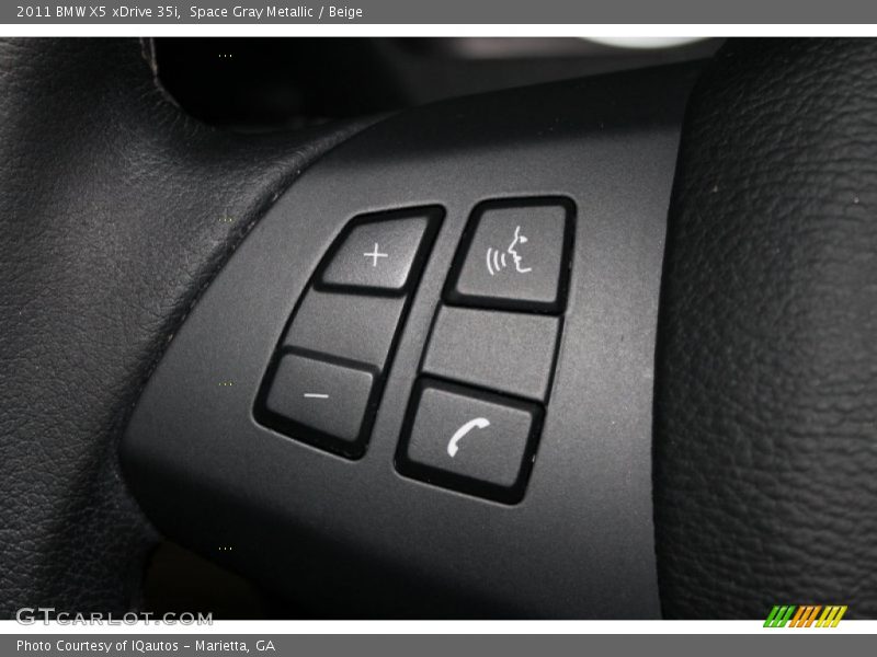 Space Gray Metallic / Beige 2011 BMW X5 xDrive 35i