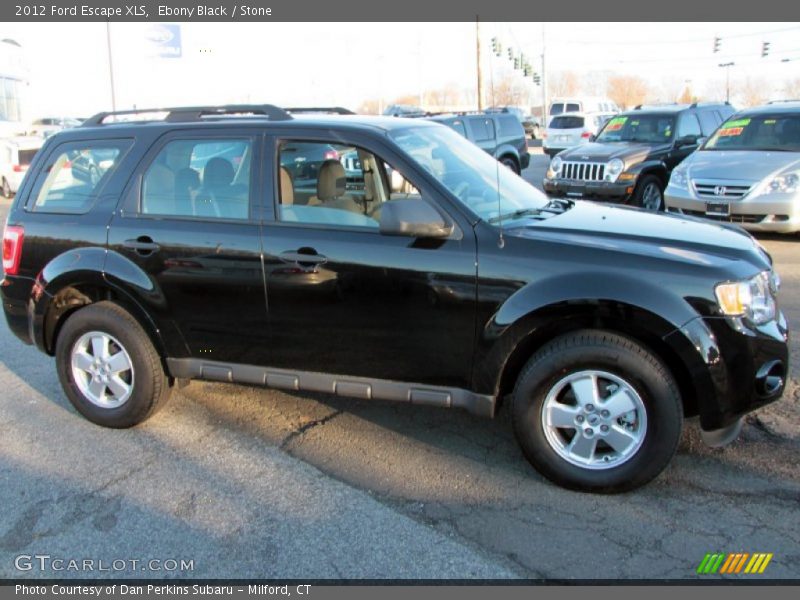 Ebony Black / Stone 2012 Ford Escape XLS