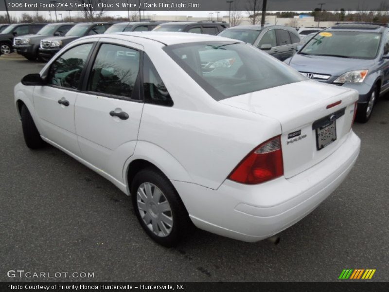Cloud 9 White / Dark Flint/Light Flint 2006 Ford Focus ZX4 S Sedan