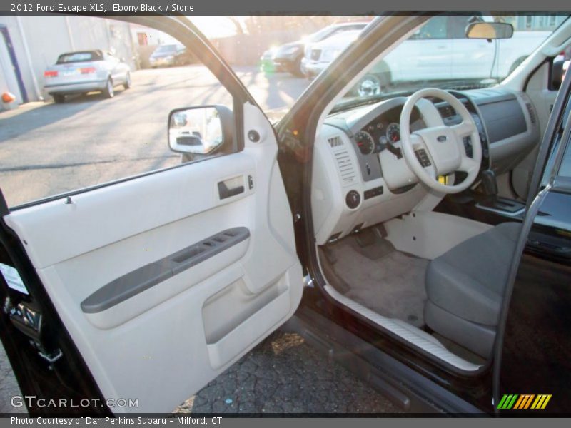 Ebony Black / Stone 2012 Ford Escape XLS