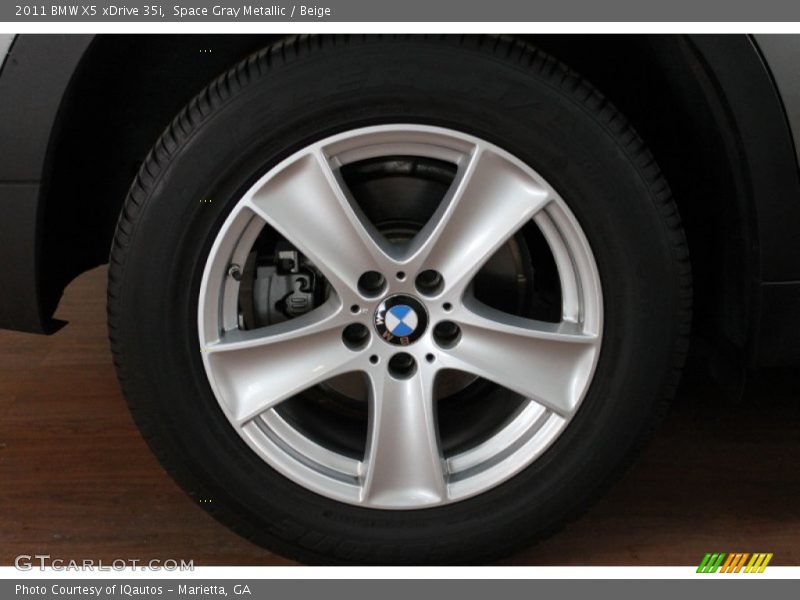 Space Gray Metallic / Beige 2011 BMW X5 xDrive 35i