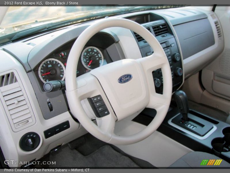 Ebony Black / Stone 2012 Ford Escape XLS