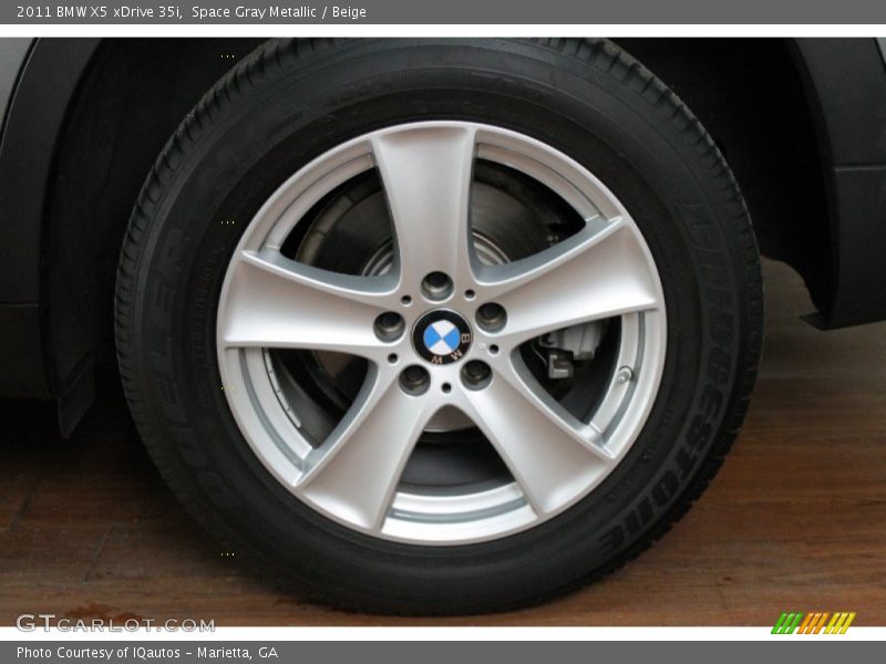 Space Gray Metallic / Beige 2011 BMW X5 xDrive 35i