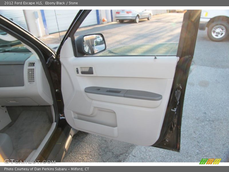 Ebony Black / Stone 2012 Ford Escape XLS
