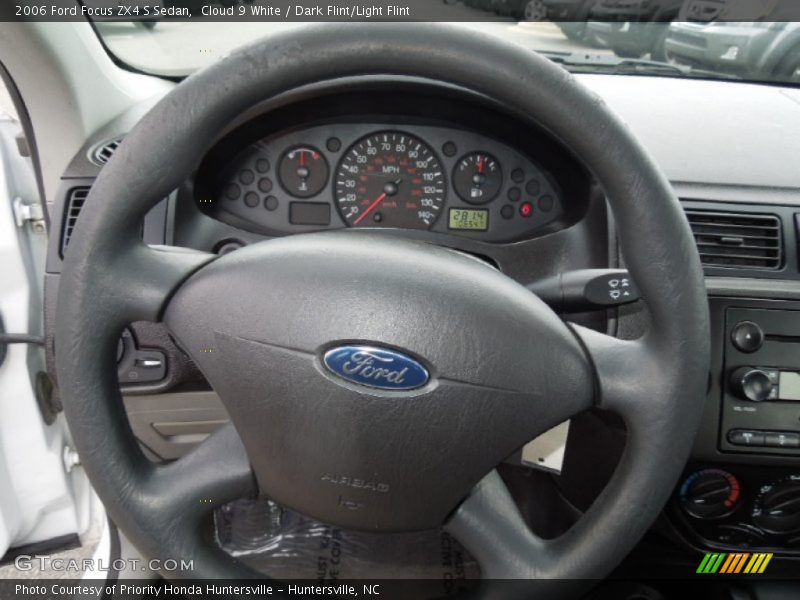 Cloud 9 White / Dark Flint/Light Flint 2006 Ford Focus ZX4 S Sedan