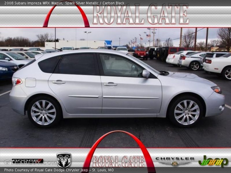 Spark Silver Metallic / Carbon Black 2008 Subaru Impreza WRX Wagon