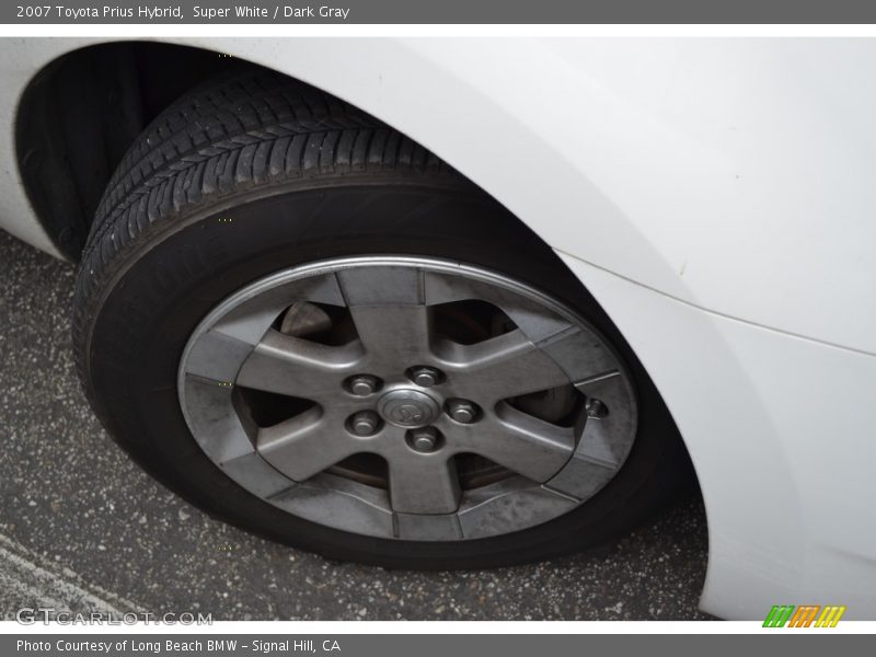Super White / Dark Gray 2007 Toyota Prius Hybrid