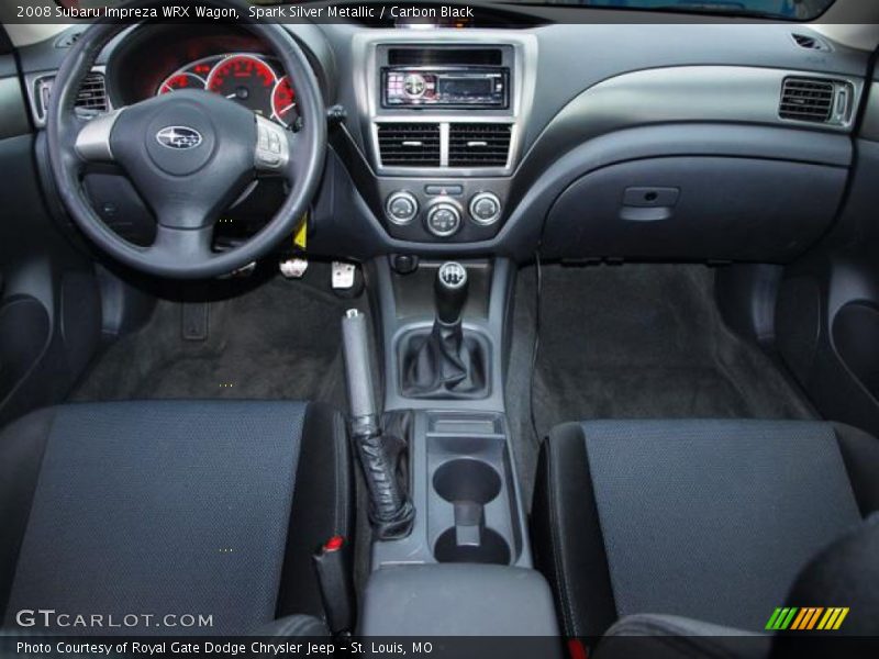 Spark Silver Metallic / Carbon Black 2008 Subaru Impreza WRX Wagon