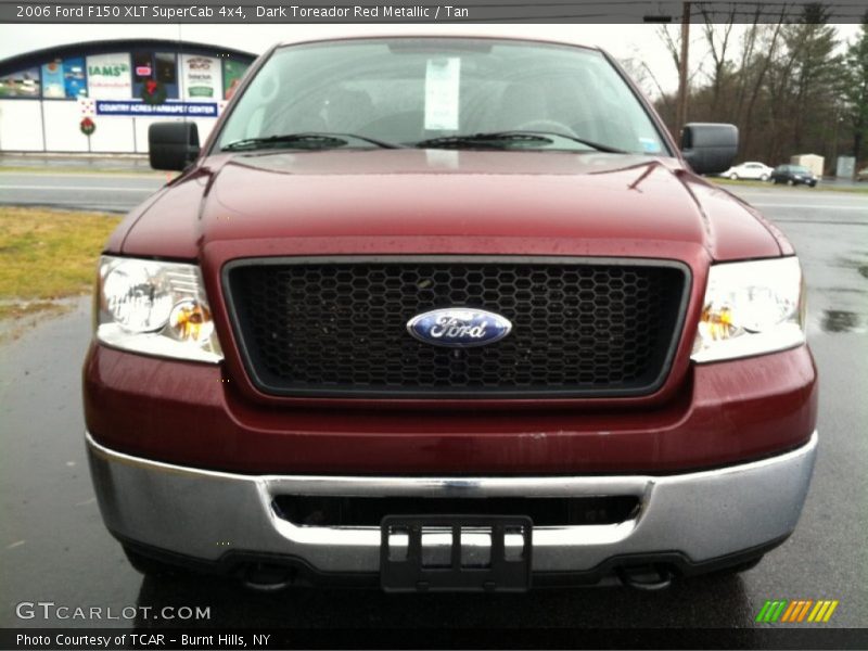 Dark Toreador Red Metallic / Tan 2006 Ford F150 XLT SuperCab 4x4