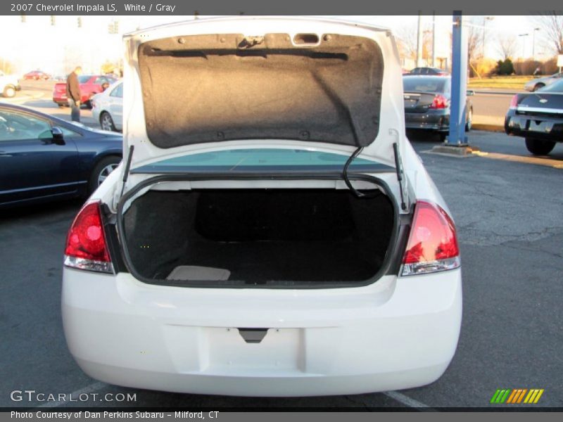 White / Gray 2007 Chevrolet Impala LS
