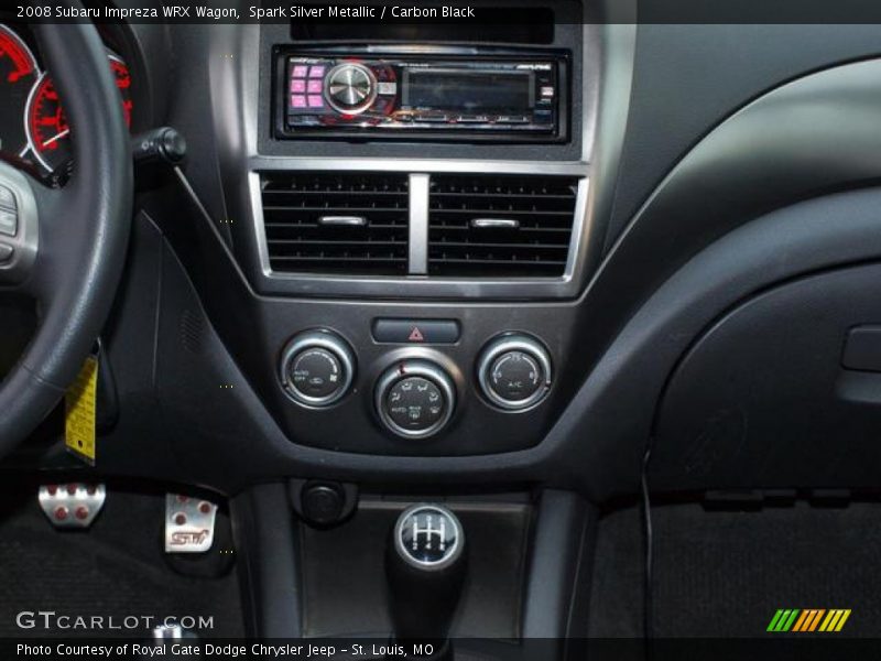 Spark Silver Metallic / Carbon Black 2008 Subaru Impreza WRX Wagon