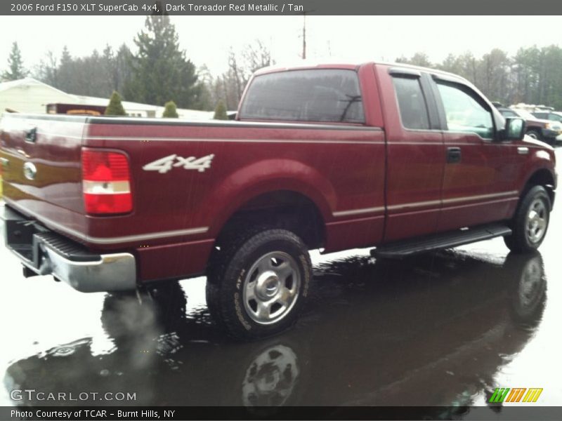Dark Toreador Red Metallic / Tan 2006 Ford F150 XLT SuperCab 4x4
