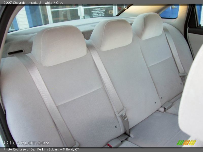White / Gray 2007 Chevrolet Impala LS