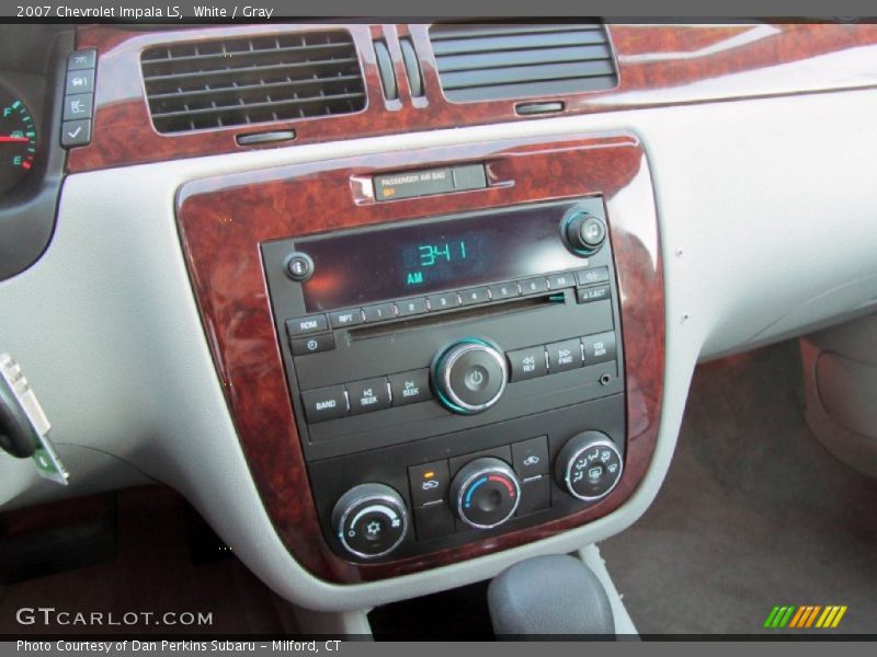 White / Gray 2007 Chevrolet Impala LS