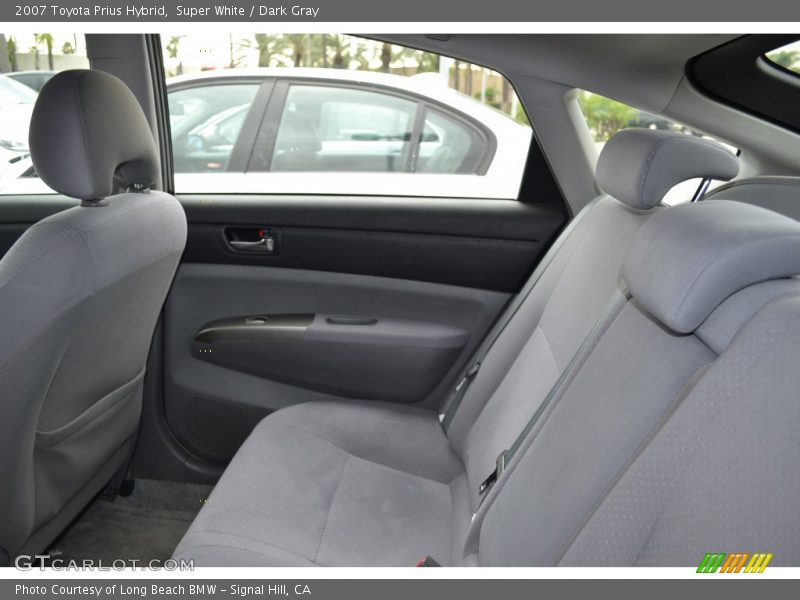 Super White / Dark Gray 2007 Toyota Prius Hybrid