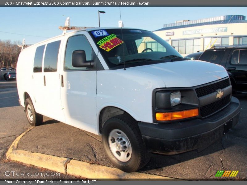Summit White / Medium Pewter 2007 Chevrolet Express 3500 Commercial Van