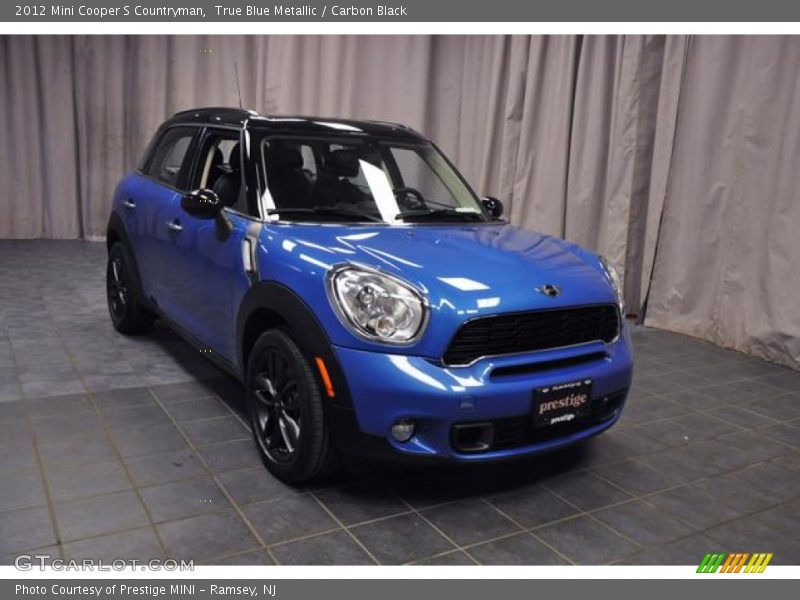 True Blue Metallic / Carbon Black 2012 Mini Cooper S Countryman