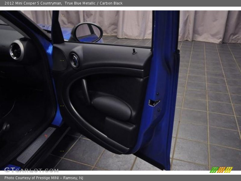 True Blue Metallic / Carbon Black 2012 Mini Cooper S Countryman