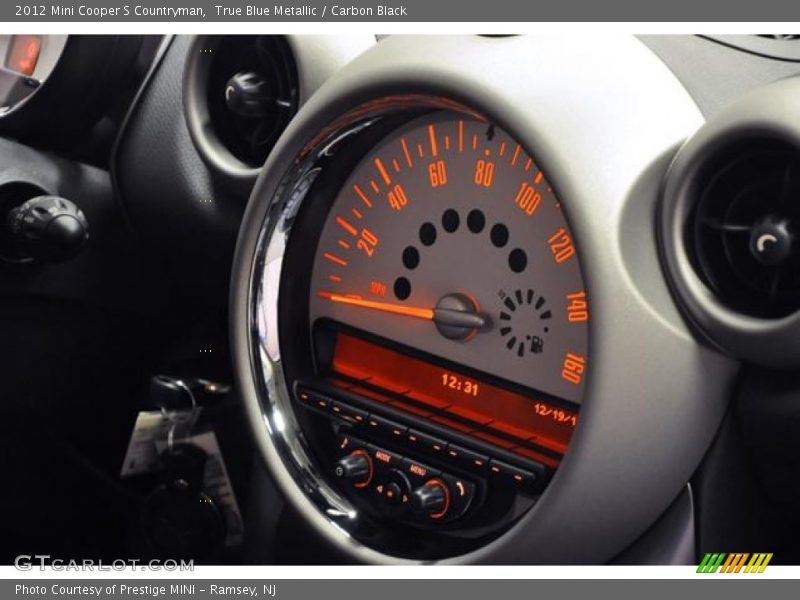 True Blue Metallic / Carbon Black 2012 Mini Cooper S Countryman
