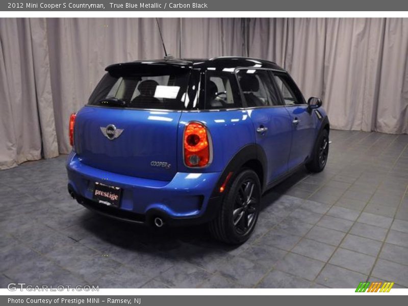 True Blue Metallic / Carbon Black 2012 Mini Cooper S Countryman