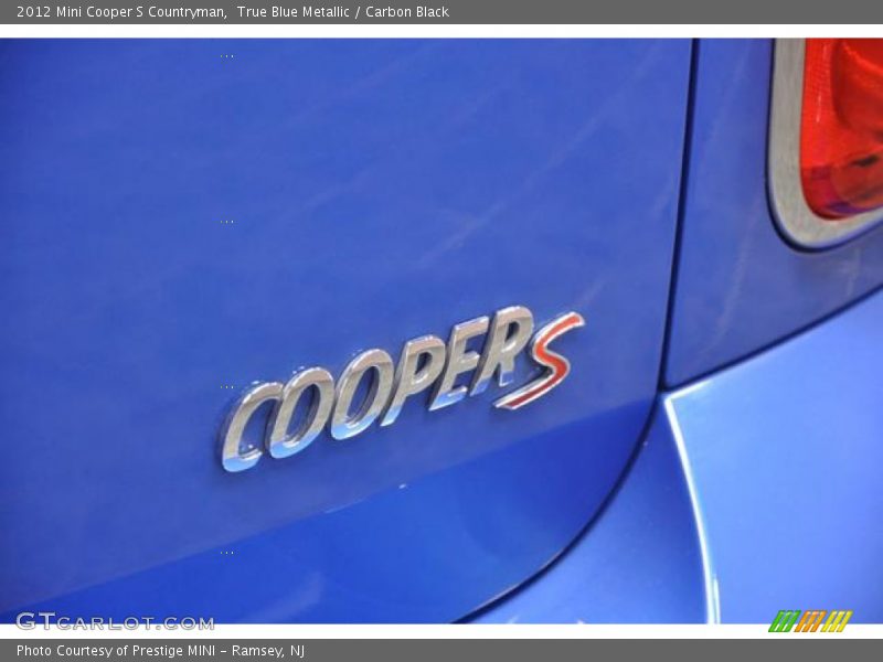True Blue Metallic / Carbon Black 2012 Mini Cooper S Countryman