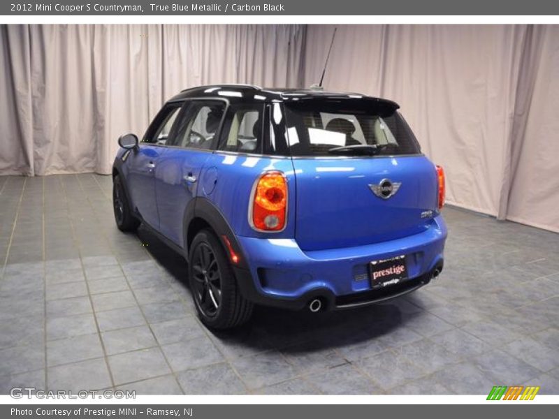 True Blue Metallic / Carbon Black 2012 Mini Cooper S Countryman