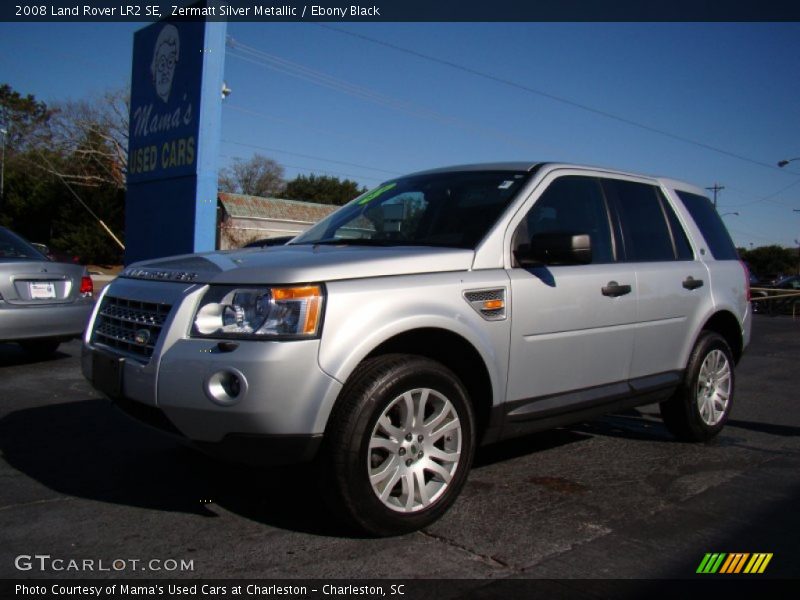 Zermatt Silver Metallic / Ebony Black 2008 Land Rover LR2 SE