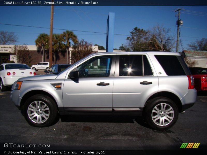 Zermatt Silver Metallic / Ebony Black 2008 Land Rover LR2 SE