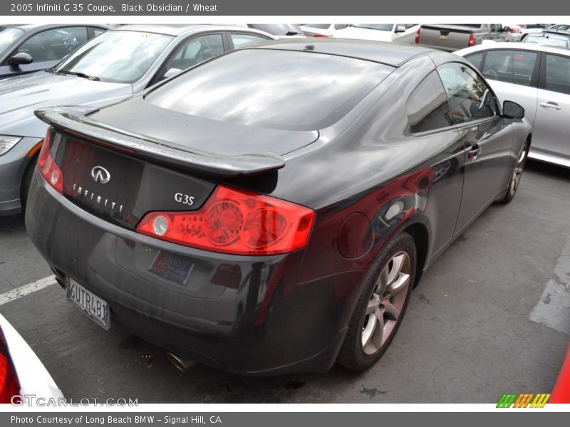 Black Obsidian / Wheat 2005 Infiniti G 35 Coupe