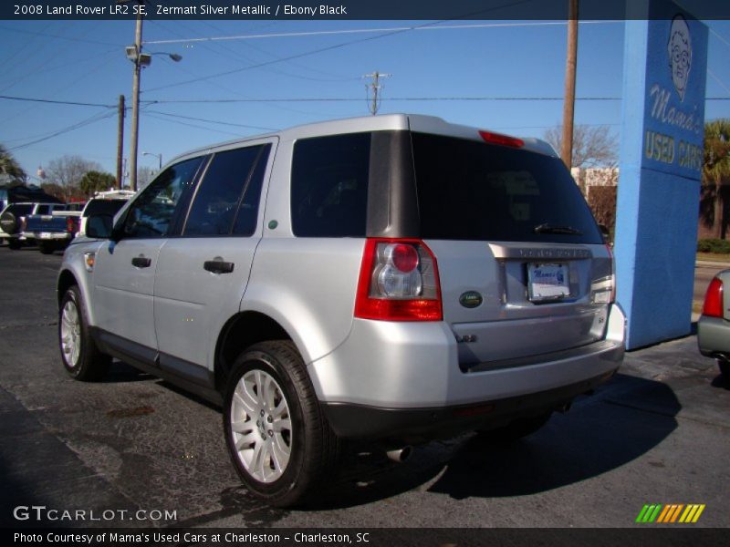 Zermatt Silver Metallic / Ebony Black 2008 Land Rover LR2 SE