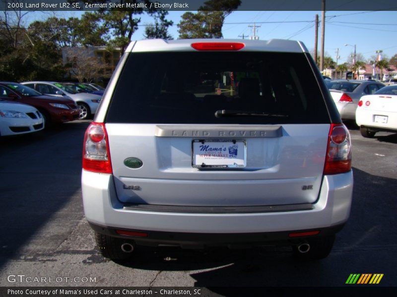 Zermatt Silver Metallic / Ebony Black 2008 Land Rover LR2 SE