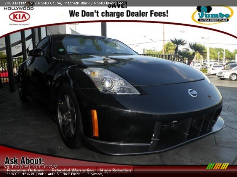 Magnetic Black / NISMO Black/Red 2008 Nissan 350Z NISMO Coupe