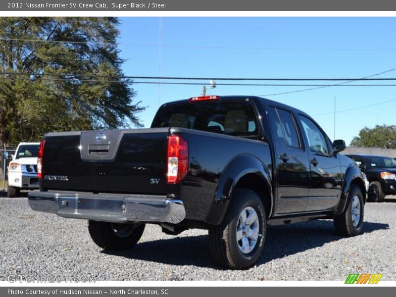 Super Black / Steel 2012 Nissan Frontier SV Crew Cab