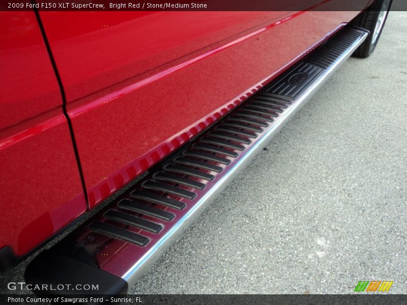 Bright Red / Stone/Medium Stone 2009 Ford F150 XLT SuperCrew