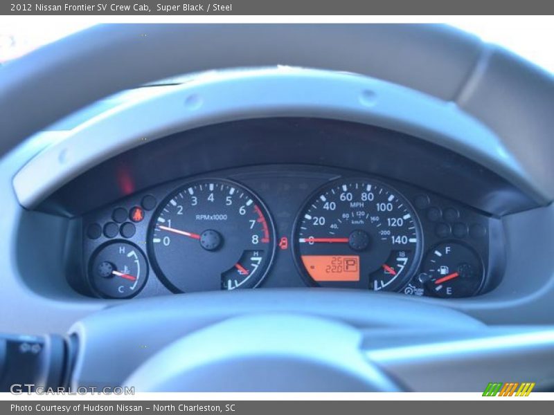 Super Black / Steel 2012 Nissan Frontier SV Crew Cab