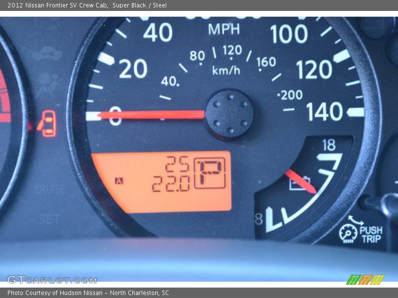 Super Black / Steel 2012 Nissan Frontier SV Crew Cab