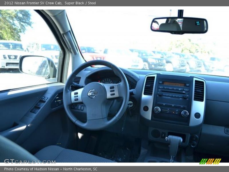 Super Black / Steel 2012 Nissan Frontier SV Crew Cab