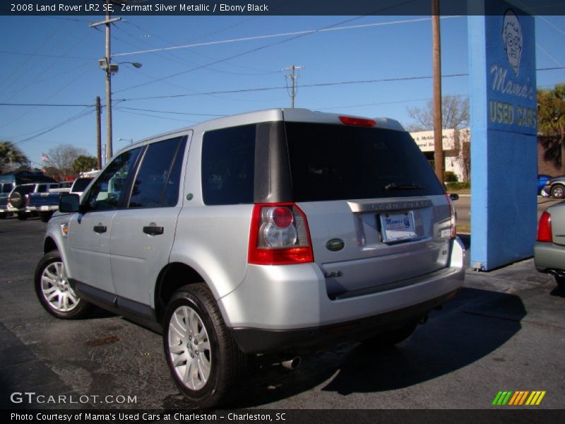 Zermatt Silver Metallic / Ebony Black 2008 Land Rover LR2 SE